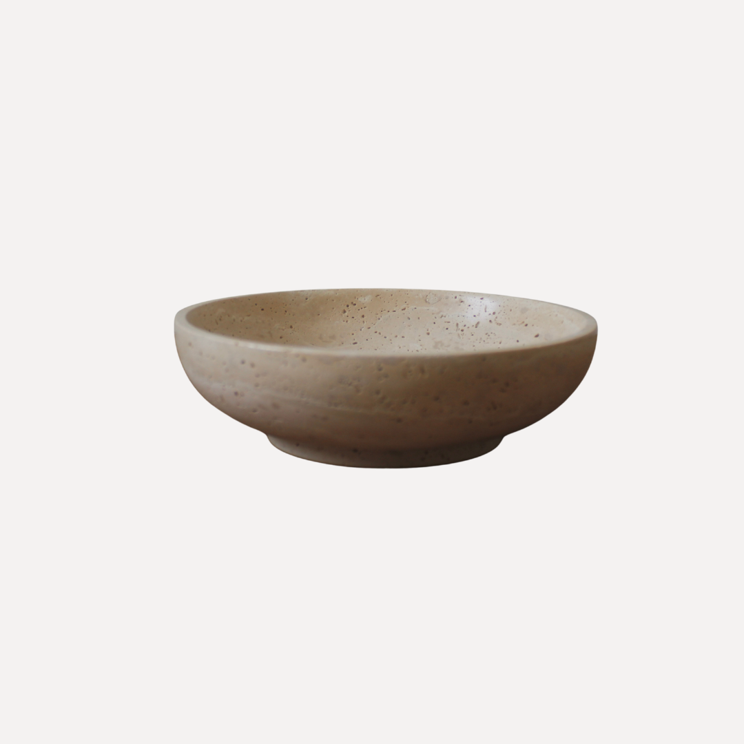 The Cohen Travertine Bowl