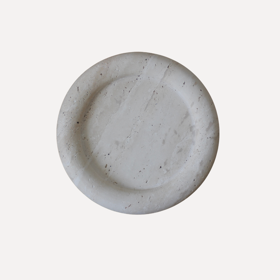 The Colette Tray- Travertine