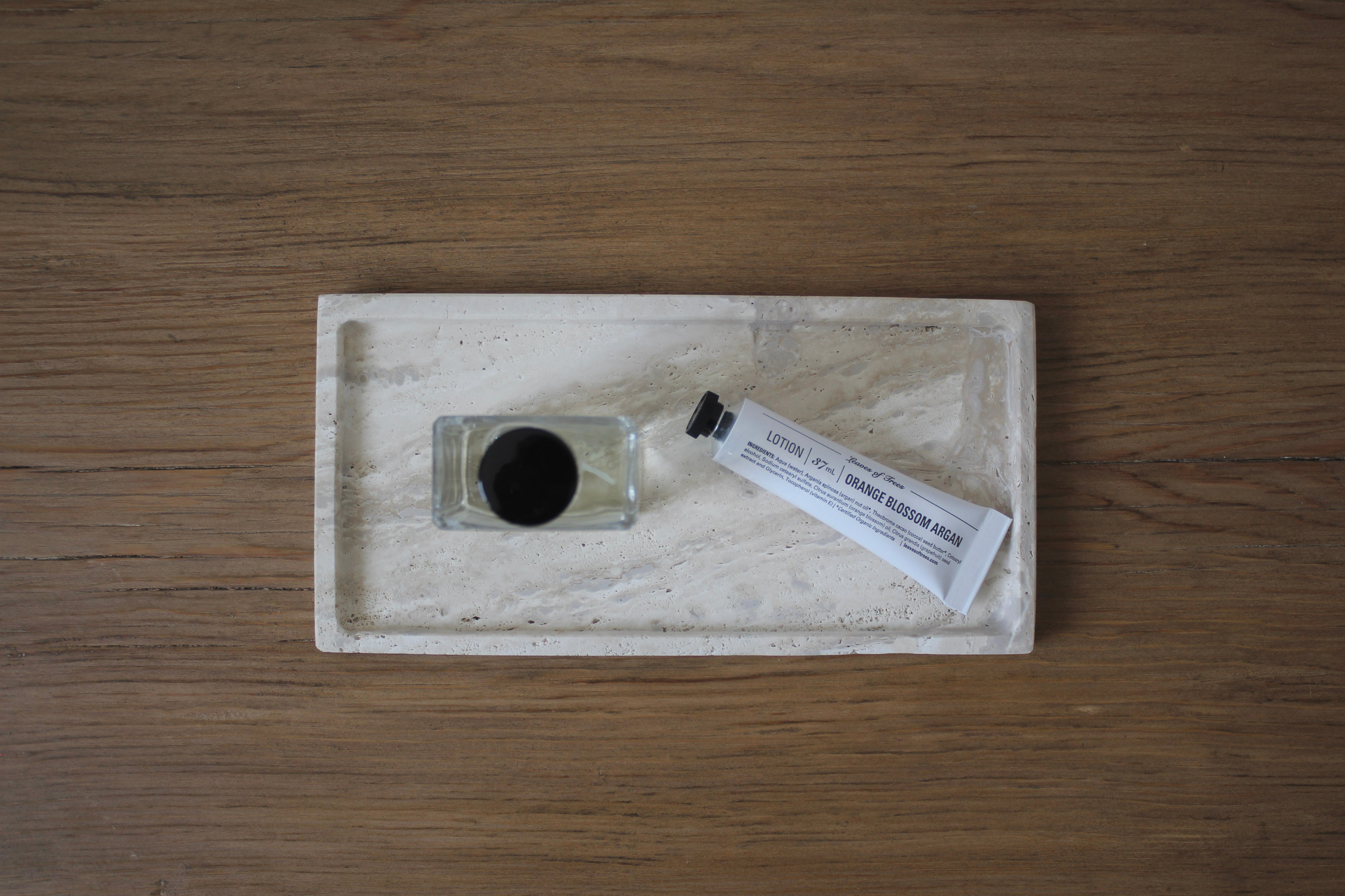 The Cassidy Tray- Travertine