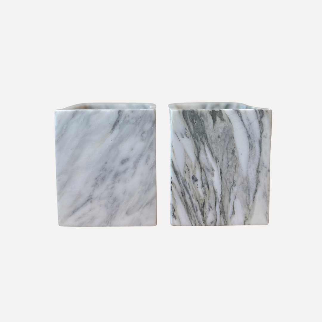 The Marble Block Holder- Arabescato