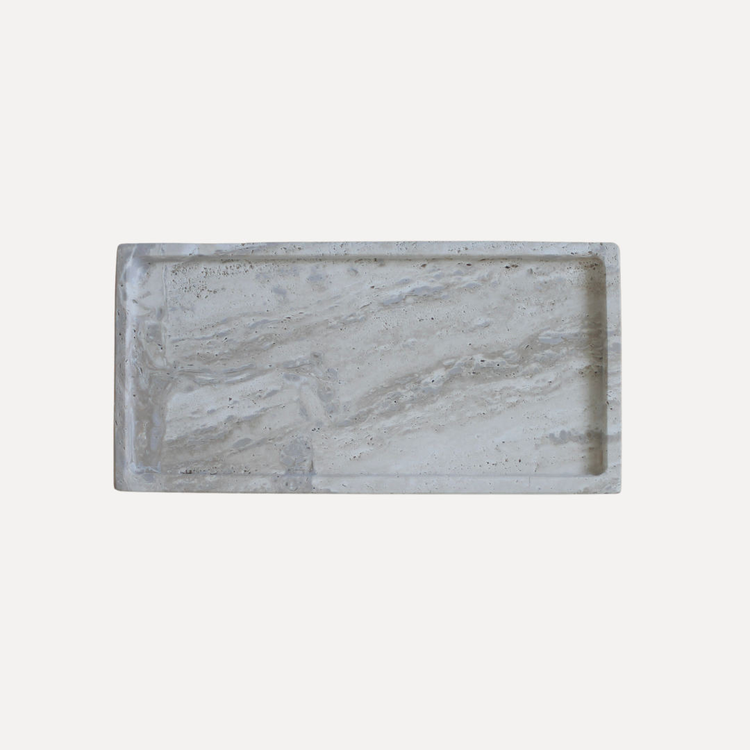 The Cassidy Tray- Travertine