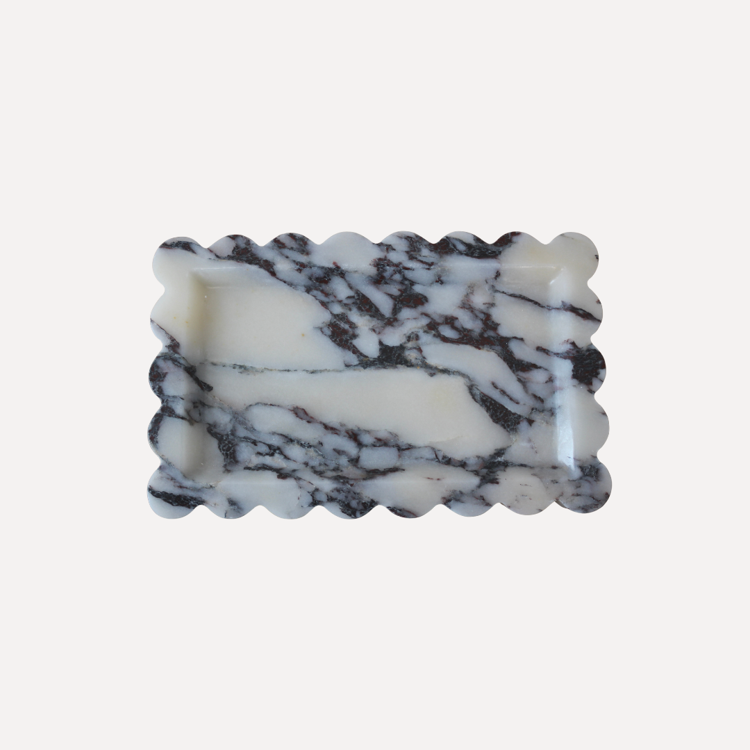 The Cyrus Tray- Calacatta Viola Rectangle