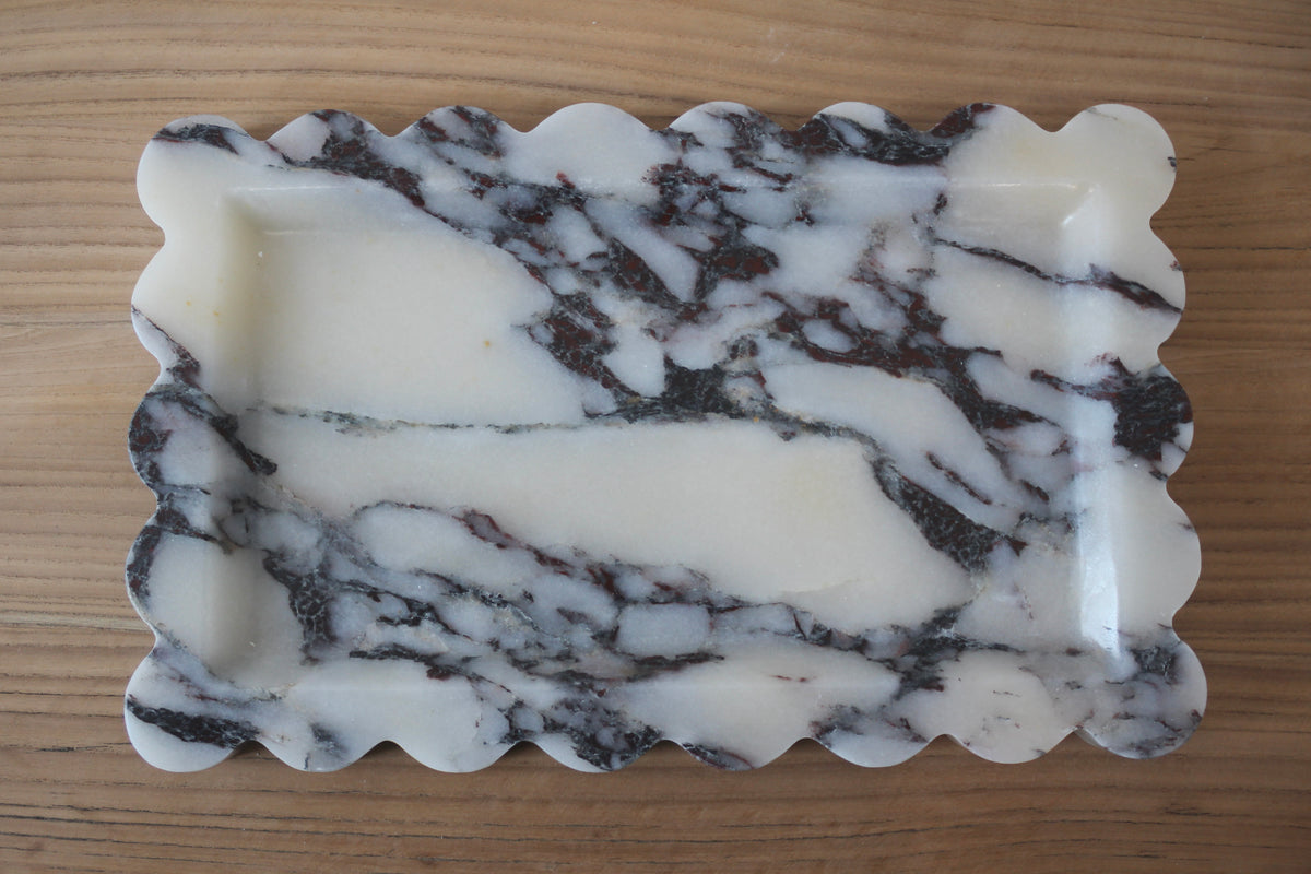 The Cyrus Tray- Calacatta Viola Rectangle