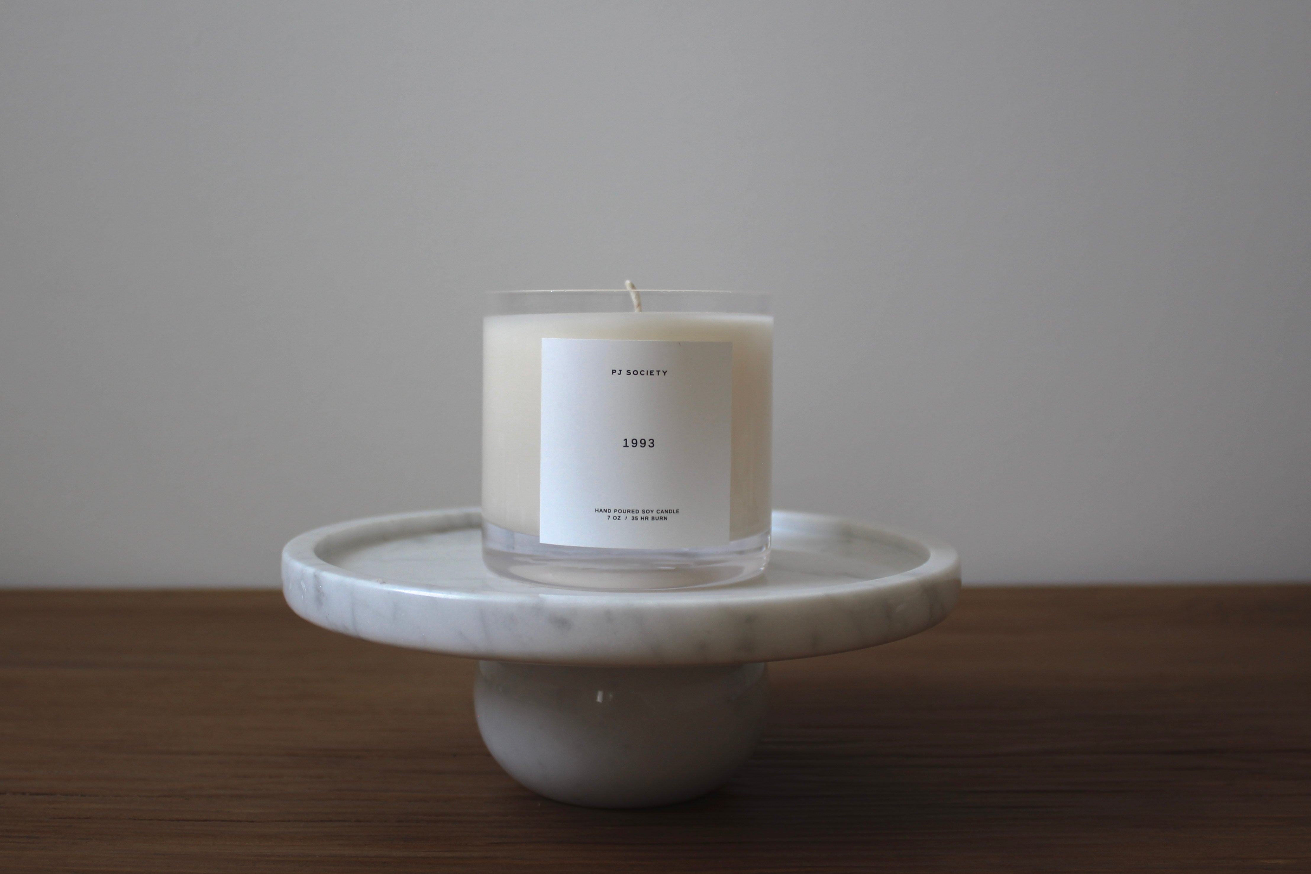 The Clint Pedestal- Carrara Marble